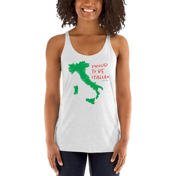 Proud to be Italian Women's Racerback Tank - AMALFITANA STORE
